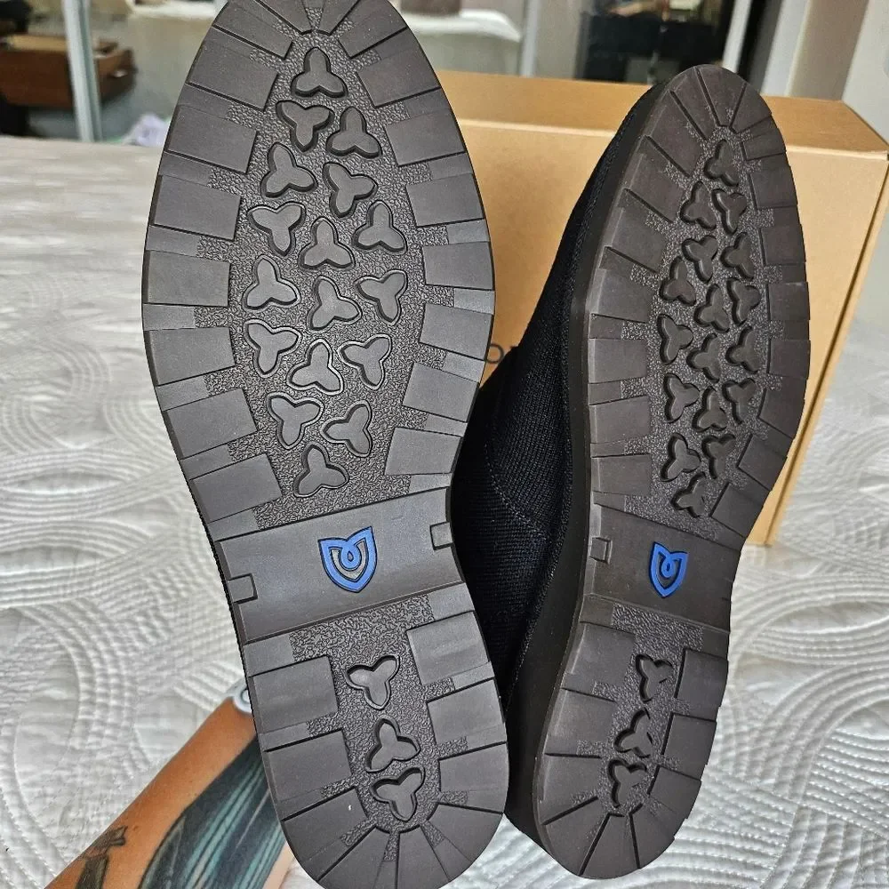 NIB Rothy's Chukka Boot Black Shoes 8.5